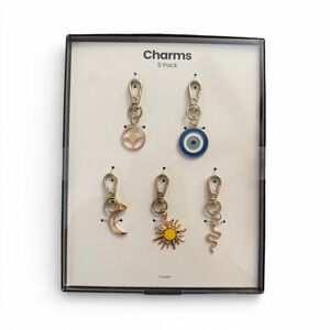 Hello Lux 5 Pack Phone Charms (Cosmic, Astrology, Celestial Theme)